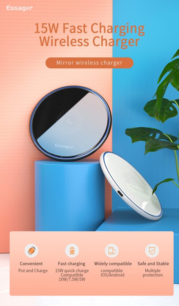 15W Qi Magnetic Wireless Charger for iPhone 12 11 Pro Xs Max