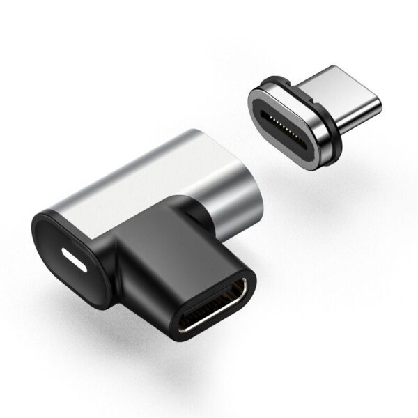 Magnetic USB-C Fast Charging Adapter for Macbook and Phone: 4K and 10gbs Data Transfer Magnetic USB-C Fast Charging Adapter for Macbook and Phone: 4K and 10gbs Data Transfer