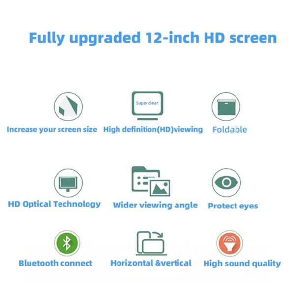 L12 12-Inch HD Phone Screen Magnifier with Bluetooth Speaker – Transform Your Viewing Experience L12 12-Inch HD Phone Screen Magnifier with Bluetooth Speaker – Transform Your Viewing Experience