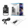 Portable smartphone microscope lens with 200X magnification, LED lighting, and universal compatibility for educational and professional use