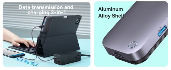 iPad Xiaomi HUB Docking Station2 Ultimate Connectivity USB-C Hub for iPad Pro & Xiaomi Tablet – Boost Your Workflow Anywhere