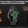 Oxygen Monitoring Smartwatch with GPS - Takes your health serious