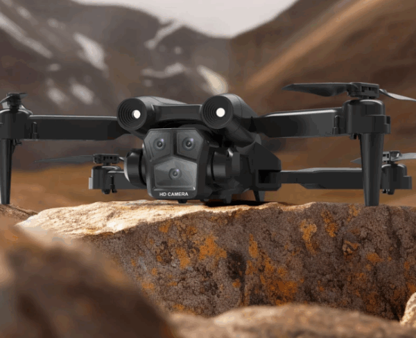 Compact M4 RC Drone 4K with 5G WiFi 4 Foldable 4K Camera Drone with 5G WiFi, Altitude Hold, and 360° Rolls