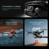 Professional 8K Dual-Camera Xiaomi V168 Drone with 5G GPS – 3KM Range & Foldable Design