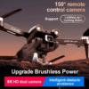 8K WiFi Drone with 28-Min Flight, Brushless Motor & Dual Camera