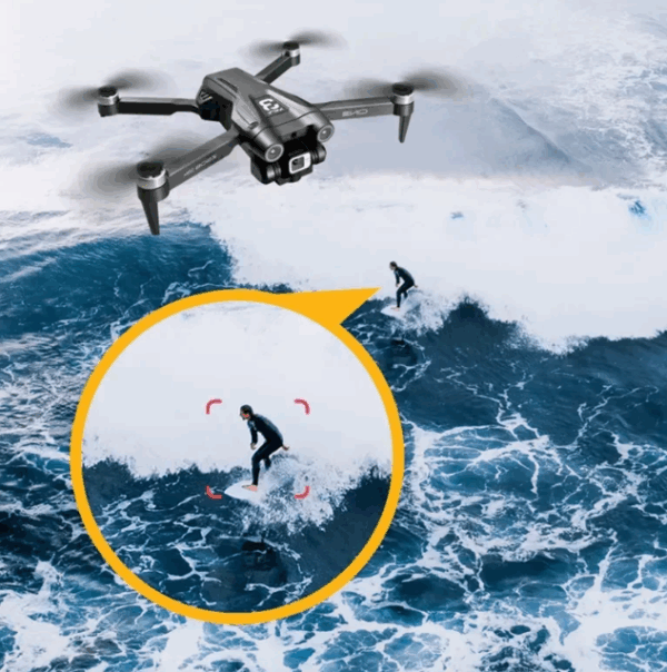 Z908 Pro MAX 8K Mini Drone with Obstacle Avoidance4 8K WiFi Drone with 28-Min Flight, Brushless Motor & Dual Camera