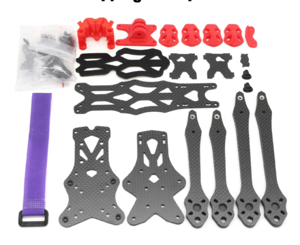 5-Inch Carbon Fiber Frame with 45A ESC & F4 V3S Flight Control 5-Inch Carbon Fiber Frame with 45A ESC & F4 V3S Flight Control – Perfect for FPV Racing Drones
