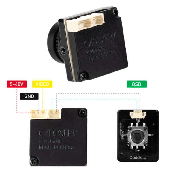 Caddx Ratel 2 FPV Camera – 1200TVL Resolution2 Caddx Ratel 2 FPV Camera – 1200TVL Resolution & Super WDR for Racing Drones